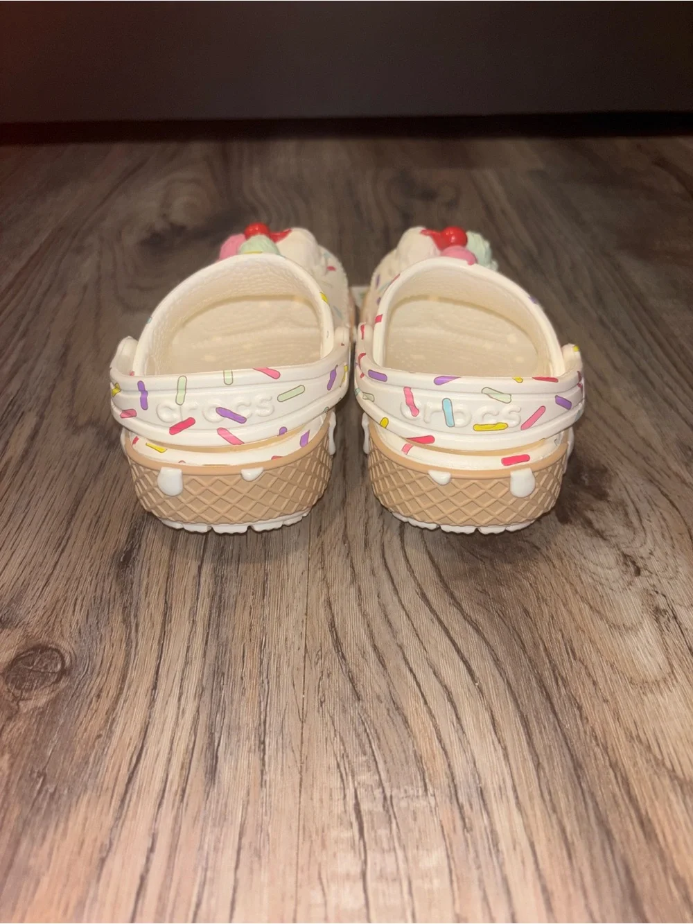 NEW Toddler Girl Ice Cream Crocs